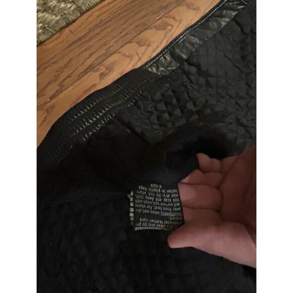 Rare! Vintage Members Only Black Leather Bomber Jacket Sz L - Picture 4 of 15